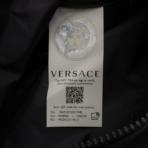 Versace Nylon Palazzo Medusa Belt Bag