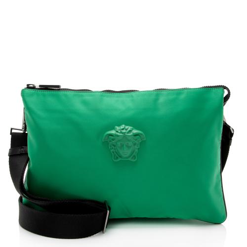 Versace Nylon Palazzo Medusa Crossbody Bag