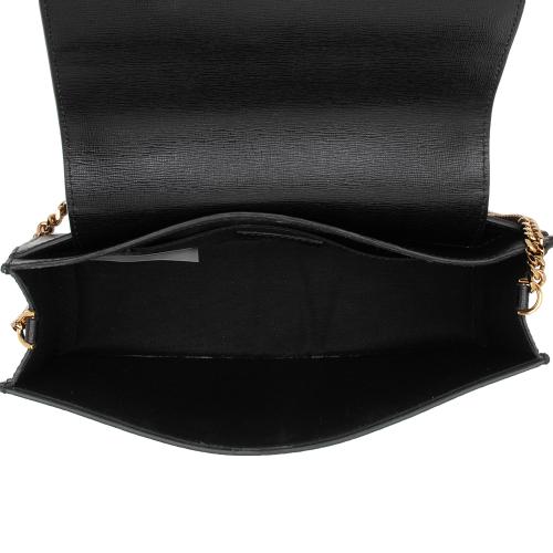 Versace Saffiano Virtus Small Shoulder Bag