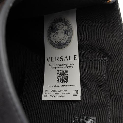 Versace Saffiano Virtus Small Shoulder Bag