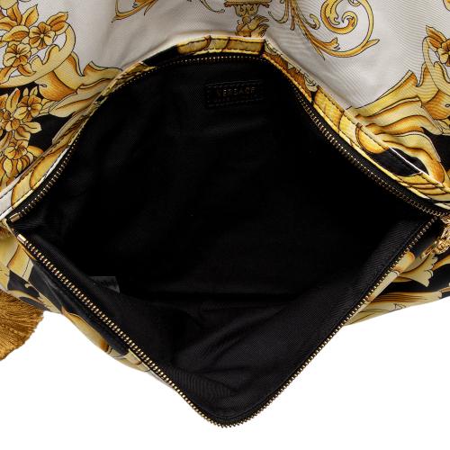Versace Silk Baroque Pillow Shoulder Bag