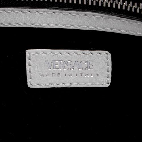 Versace Studded Leather Repeat Hobo