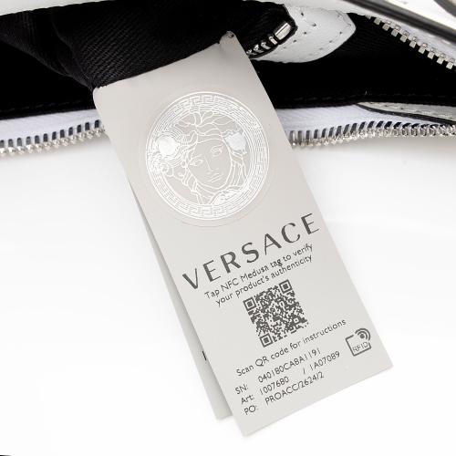 Versace Studded Leather Repeat Hobo