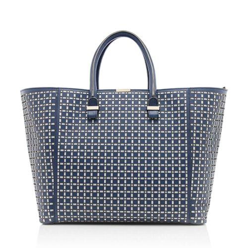 Victoria Beckham Perforated Leather Liberty Tote