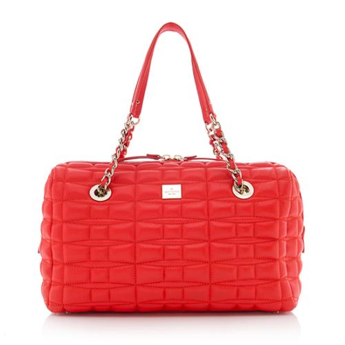 kate spade Quilted Leather Maxine Satchel