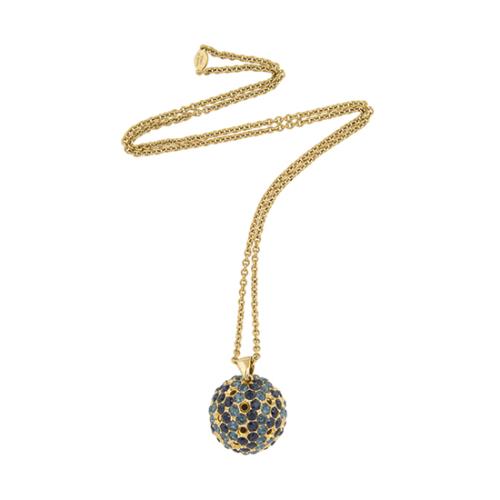 Alexander McQueen Crystal Embellished Ball Necklace