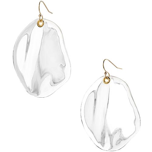 Alexis Bittar Clear Lucite Earrings