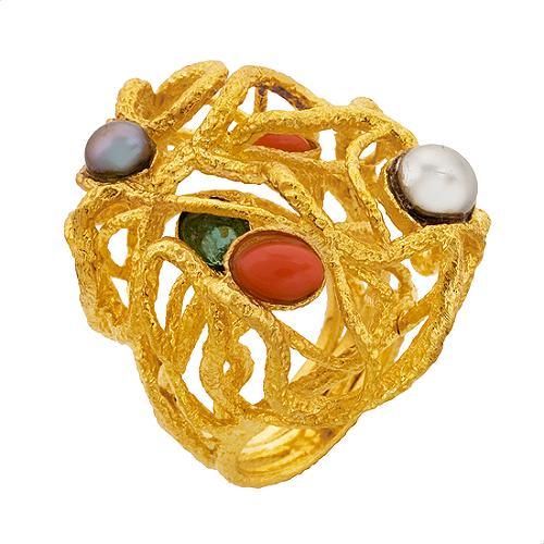 Alexis Bittar Coral Ring