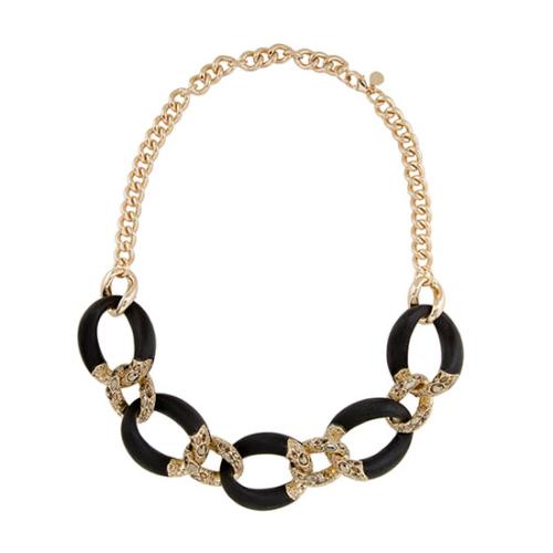 Alexis Bittar Lucite Chain Link Necklace