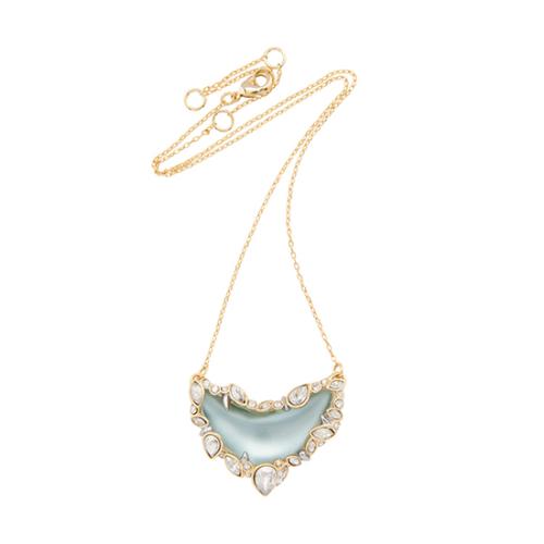 Alexis Bittar Lucite Tooth Crystal Necklace
