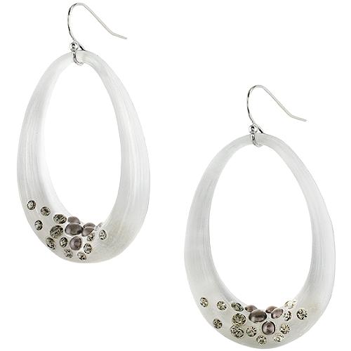 Alexis Bittar Silver Dust Organic Link Earrings