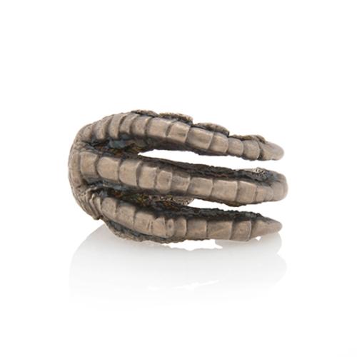 Ann Demeulemeester Metallic Claw Fashion Ring- Size 6