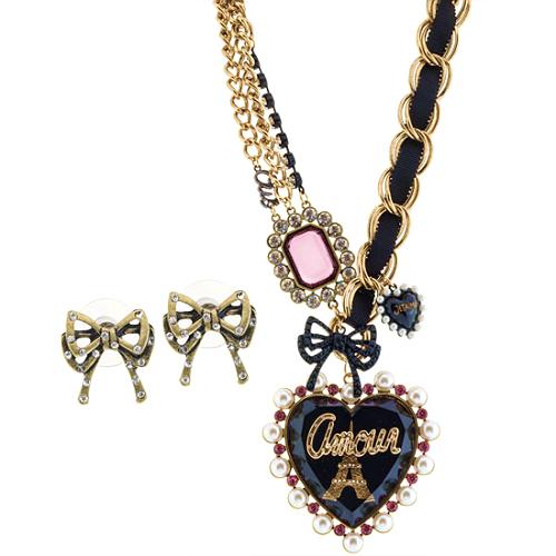 Betsey Johnson Goes to Paris Necklace & Earrings