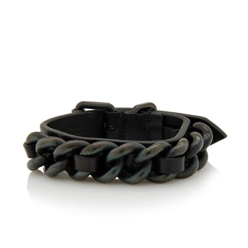 Burberry Leather Kathill Chain Bracelet