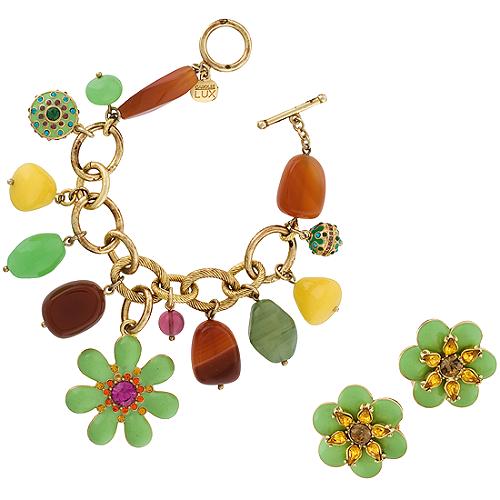 Carolee Lux Island Get Away Earrings & Bracelet