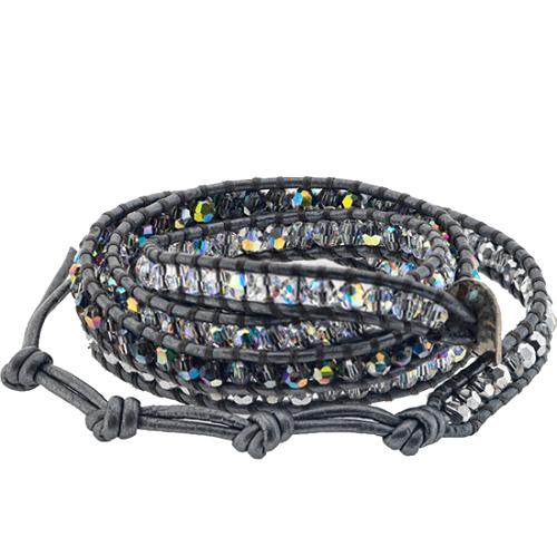 Chan Luu Crystal Mix Wrap Bracelet