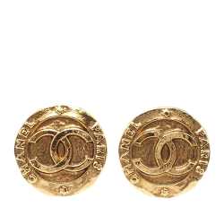 Chanel CC Clip On Earrings