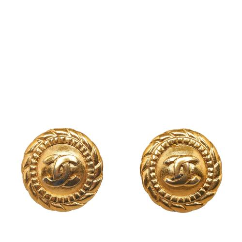 Chanel CC Clip-on Earrings