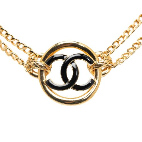 Chanel CC Double Chain Choker