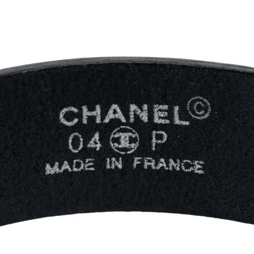 Chanel CC Leather Bracelet