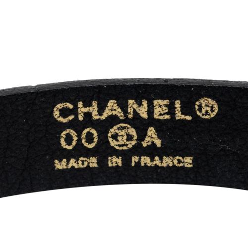 Chanel CC Leather Bracelet
