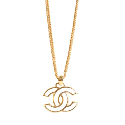 Chanel CC Logo Necklace