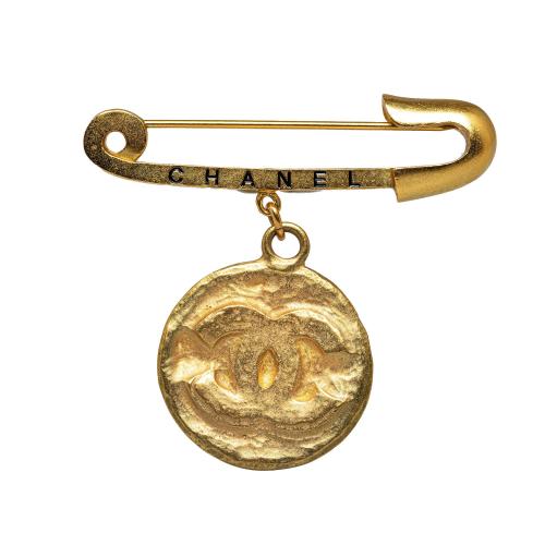 Chanel CC Medallion Costume Brooch