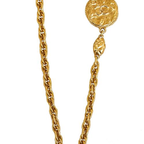 Chanel CC Medallion Necklace