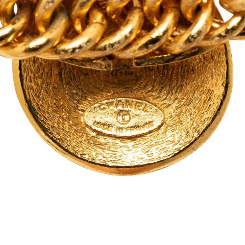 Chanel CC Medallion Pendant Necklace