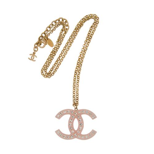 Chanel Crystal CC Necklace