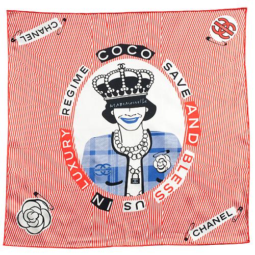 Chanel Coco Regime Silk Scarf