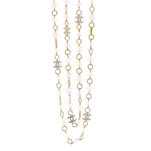 Chanel Crystal Bead Necklace