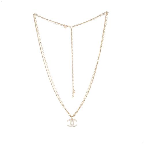 Chanel Crystal CC Multiway Necklace