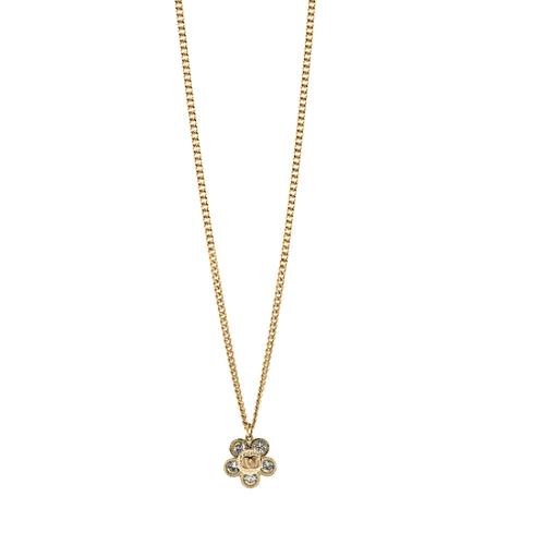 Chanel Crystal Camellia Flower Necklace