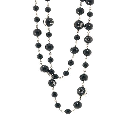 Chanel Crystal Camellia Necklace