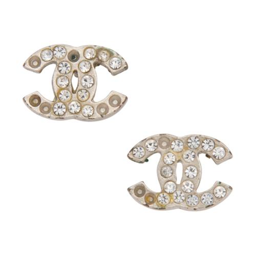 Chanel Crystal Mini CC Earrings - FINAL SALE | [Brand: id=198, name=Chanel]  Accessories | Bag Borrow or Steal