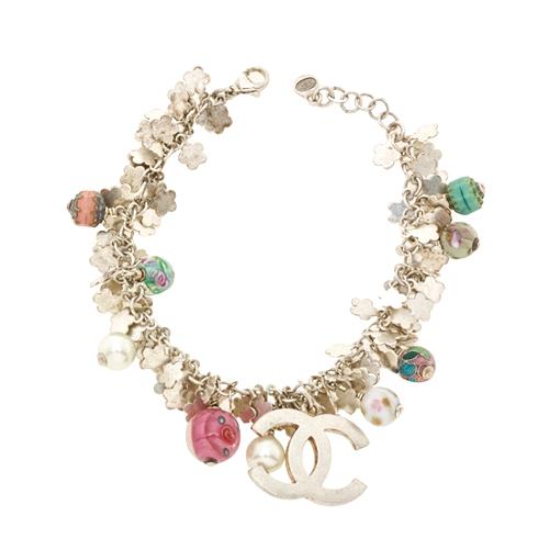 Chanel Flower Charm Bracelet
