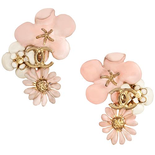 Chanel Flower Earrings