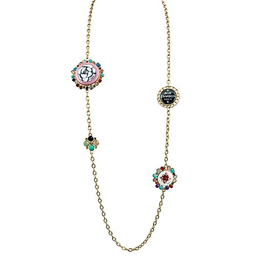 Chanel Long Mixed Media Necklace