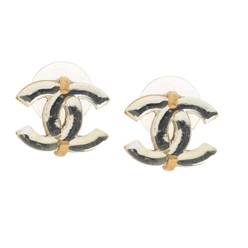Chanel Lucite CC Earrings