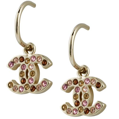 Chanel Multi Stone Signature Earrings