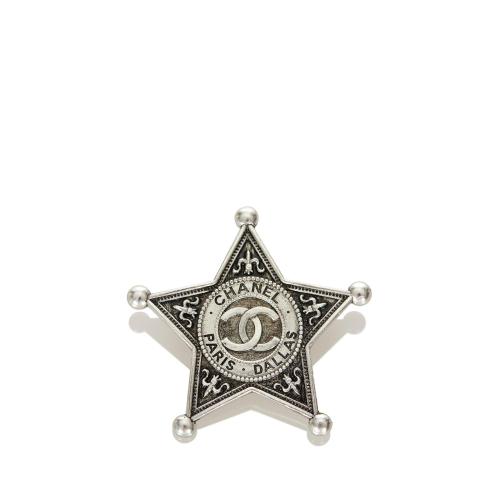 Chanel Paris-Dallas Sheriff Star Brooch
