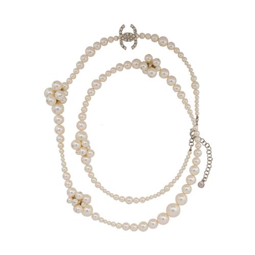 Chanel Pearl CC Long Necklace