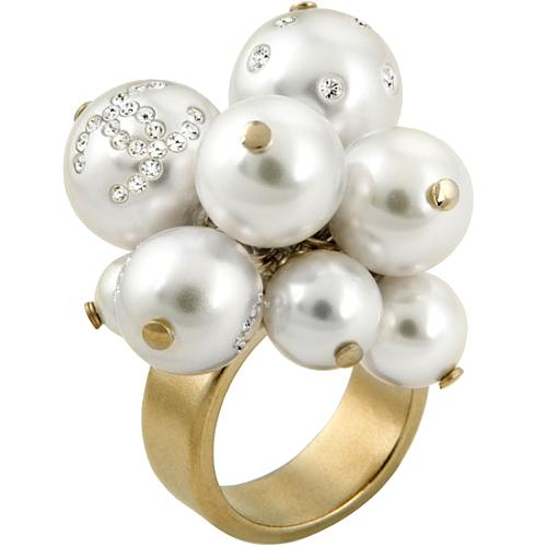Chanel Pearl Cluster Ring