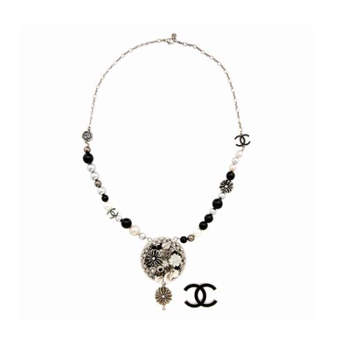 Chanel Pearl Floral Necklace - FINAL SALE