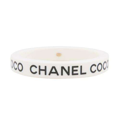 Chanel Resin Coco Bangle Bracelet