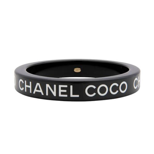 Chanel Resin Coco Bangle Bracelet