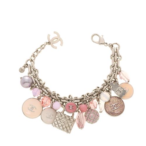 Chanel Rose Charm Bracelet