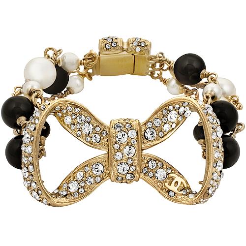 Chanel Two-tone Multi-Strand Pearl Bracelet 