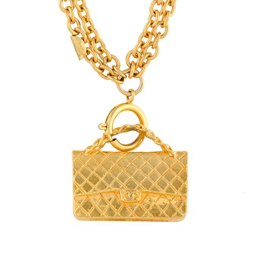 Chanel Vintage Handbag Necklace